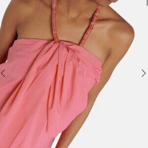 Staud Gathered Halterneck Maxi Dress